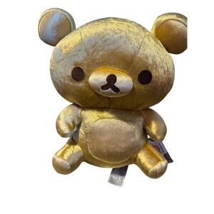 Rilakkuma 20th Anniversary Edition Plush, Gold 15”, NWT